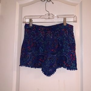 XS Multi Colored Shorts